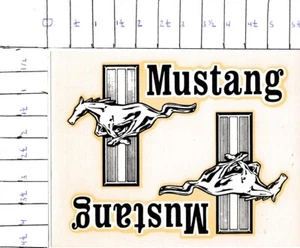 Water slide decal - Mustang Badge - Baldwin specialty - Picture 1 of 1