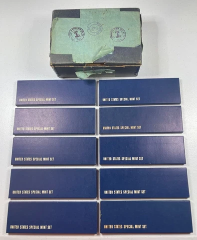 1966  US MINT SMS SILVER SET,   w/ 40% SILVER KENNEDY,   with ORIGINAL BOXES!!! Cover