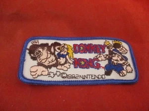 Donkey Kong Arcade 1982 Promotional Patch Donkey Kong Mario Pauline *NEW* - Picture 1 of 2