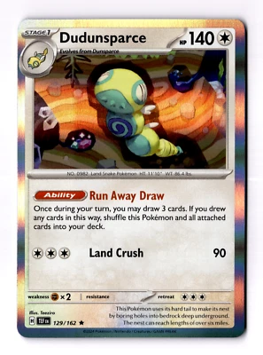 Dudunsparce 129/162 Sv05: Temporal Forces Holo - Image 1 of 3
