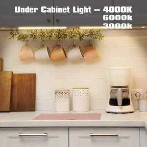 LED Under Cabinet Lighting USB Plug Dimmable 3 Color Changes LED Night Light - Picture 1 of 8