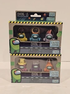 Among Us Ejected Edition Mini Figures 3 Pack Full Set Of 6 Figures Toikido 2023 - Picture 1 of 5