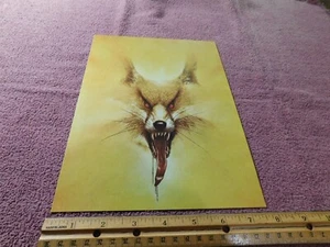 Science Fiction Fantasy Art Print From Book Vintage 1979 (A-2) - Picture 1 of 2