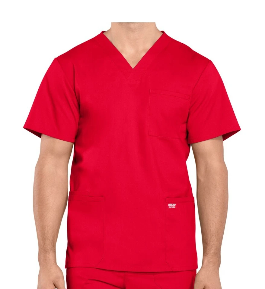 Cherokee Workwear Professionals Men's V-Neck Scrub Top - WW695 - Image 1 of 1