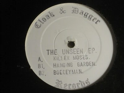KILLER MOSES THE UNSEEN EP 12" OG '95 CLOAK AND DAGGER NLX 5007 ABSTRACT BREAKS Foto 1 de 2