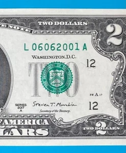 June 6, 2001 : L 06062001 A BIRTHDAY Note $2 Two Dollar Bill *AU* - Picture 1 of 3