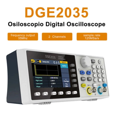 For OWON DGE2035 DGE2070 300MSa/s Sample Rate 2CH Waveform Generator 35MHz 70MHz - Image 1 of 4