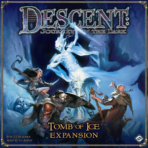 Descent: The Tomb of Ice Expansion Set Board Game by Fantasy Flight Games - New