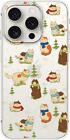 Blingy&#39;s for iPhone 15 Pro Max Case Cute Winter Cat with Snowflake Funny