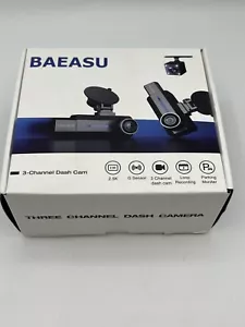 BAEASU 3 Channel Dash Cam New In Box - Picture 1 of 3