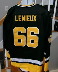 Maglia Mario Lemieux stile gioco XXL NUOVA senza etichette. Pinguini di Pittsburgh. - Foto 1 di 9