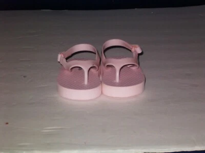 Sandalias Tanga Chanclas Vintage Azul Marino Bebé Unisex Talla 2 Rosa OO18 Foto 1 de 4