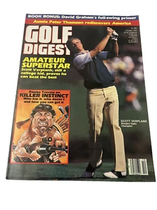 GOLF DIGEST MAGAZINE OCTOBER 1985 VOL. 36 No. 10 SCOTT VERPLANK - Picture 1 of 16