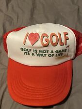New Vintage Golf TRUCKERS HAT SNAPBACK CAP FOAM MESH