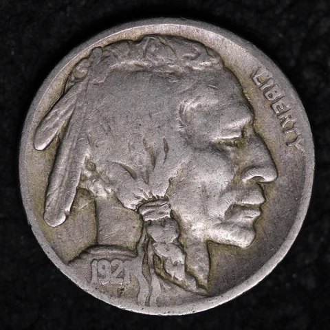 1921 Buffalo Indian Head Nickel GOOD / VG *SHARP FULL DATE* FREE SHIPPING! Cover