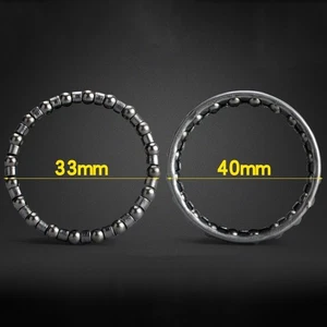 Bike Ball Bearing Headset Metal Parts Threaded Wheel 1 1/8'' 2pcs 32mm - Picture 1 of 12