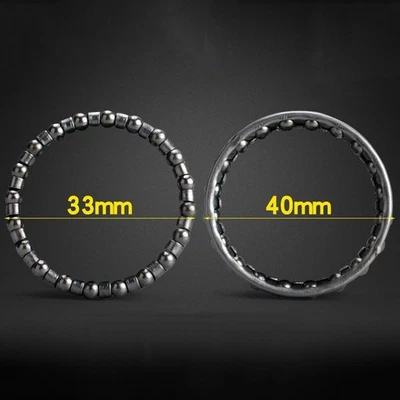 Bike Ball Bearing Headset Metal Parts Threaded Wheel 1 1/8'' 2pcs 32mm - Image 1 of 4