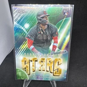 2024 Topps Chrome Update Baseball #SSC-10 ELLY DE LA CRUZ RC Stratospheric Stars - Picture 1 of 2