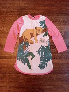 Vintage Disney Lion King Simba Vintage 90s Kids Girls 8 Nightgown Dress Pajamas - Picture 1 of 9