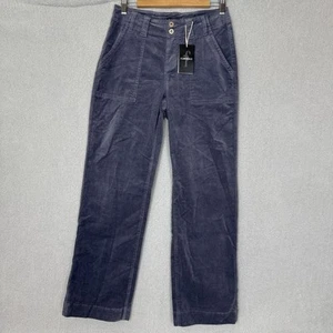 Flamingals Wide Leg Pants Women's Medium (32x32) Mid-Rise Corduroy Straight Leg - Picture 1 of 13