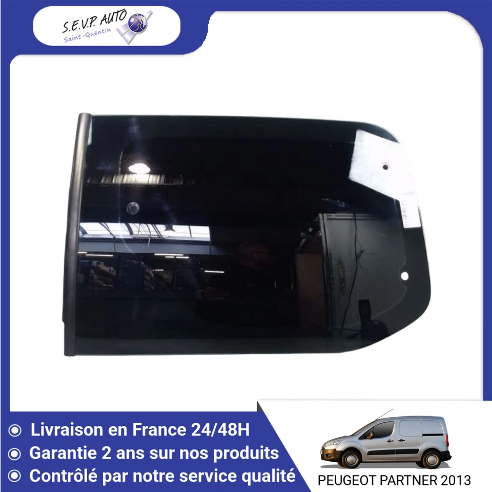 🇫🇷 GLACE PORTE ARD PEUGEOT PARTNER TEPEE 2008- ➤8569YN ♻️ - Photo 1/1