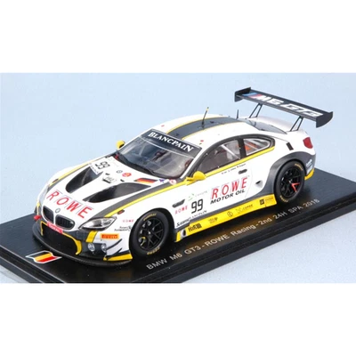 BMW M6 GT3 N.99 2nd 24 H SPA 2018 A.SIMS-J.KINGMANN-N.CATSBURG 1:43 Spark Model  - Immagine 1 di 2