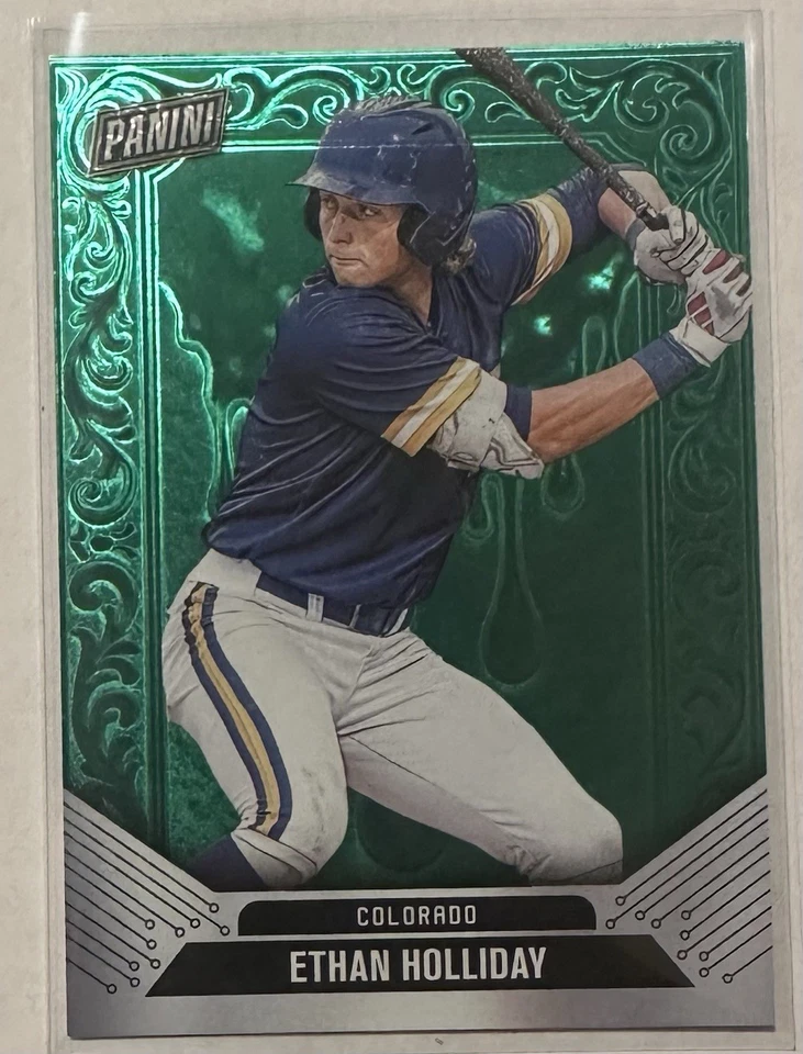2025 Panini Black Friday Ethan Holliday /25 Colorado Rockies Limited SSP - Image 1 of 2