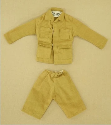 复古 1973 孩之宝 GI Joe AT #7309-5 沙漠探险家棕色夹克和短裤 C8 — 第 1/4 张图片