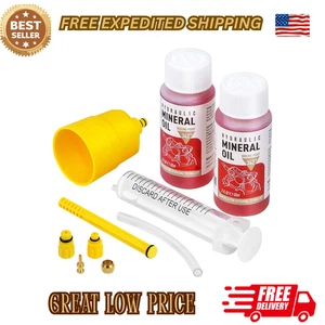 Kit de purga de frenos para frenos hidráulicos Shimano, aceite mineral líquido de frenos 120 ml - Imagen 1 de 5