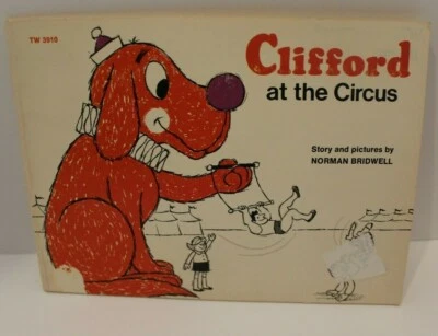 Vintage Book Clifford at the Circus by Norman Bridwell Scholastic Paperback 1977 - Image 1 of 3