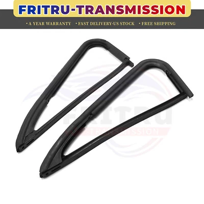 2PCS Front Vent Glass Window Weatherstrip Seals Set For Chevy GMC Pickup Truck - Image 1 of 4