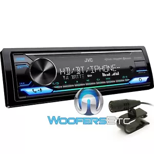 JVC KD-X480BHS DIGITAL MEDIA RECEIVER BLUETOOTH USB ANDROID AUX MP3 SIRIUS NEW - Picture 1 of 9