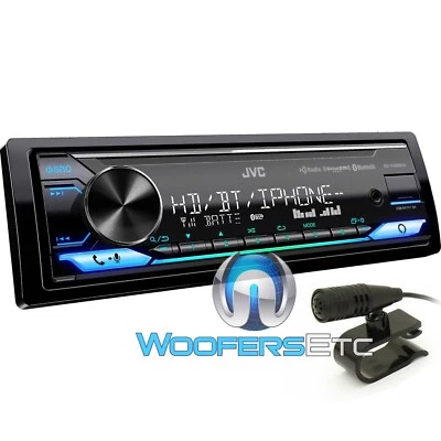 JVC KD-X480BHS DIGITAL MEDIA RECEIVER BLUETOOTH USB ANDROID AUX MP3 SIRIUS NEW - Image 1 of 4