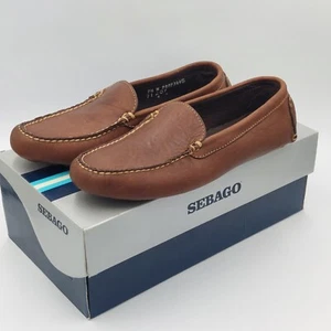 Zapatos Mocasines SEBAGO Limerock Cuero Marrón Suave Reino Unido 7 Euro 41 - Imagen 1 de 15