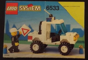 1992 LEGO Town Police 4x4 (6533) INSTRUCTION MANUAL ONLY - Picture 1 of 1