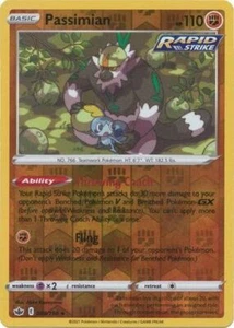 Pokemon Chilling Reign Passimian Rare Reverse Holo 088/198 - Picture 1 of 1