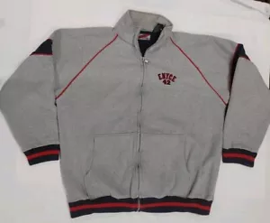 Enyce Clothing Co Y2K Vintage Gray Full Zip Sweatshirt Adult Size Large - Picture 1 of 8
