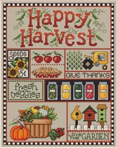 Happy Harvest by Sue Hillis cross stitch pattern - Picture 1 of 1