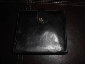 Bosca Black Leather Wallet w Change Purse - Picture 1 of 5