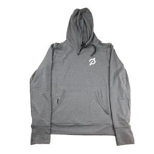 Peloton Hoodie Womens Large Gray Pullover Lightweight Hooded Sweatshirt NWT - Picture 1 of 14