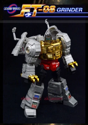 Perfect new Fans Toys Ft-08 Grinder Ft08 Grimlock Action Figure Toy In Stock - Image 1 of 4