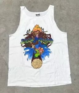 Vintage Disney Splash Mountain I Survived Mens Shirt XL Tank Top 90s - Picture 1 of 3