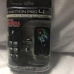 Visual Land V - Motion Pro 4GB MediaPlayer With In Ear Headphone Built-In Camera