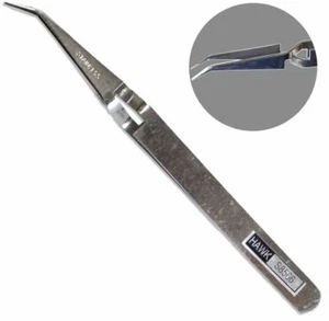 4,75" Kreuzverriegelung Pinzette, abgewinkelte Spitze (Packung mit: 1) - S1-08566 - Bild 1 von 5