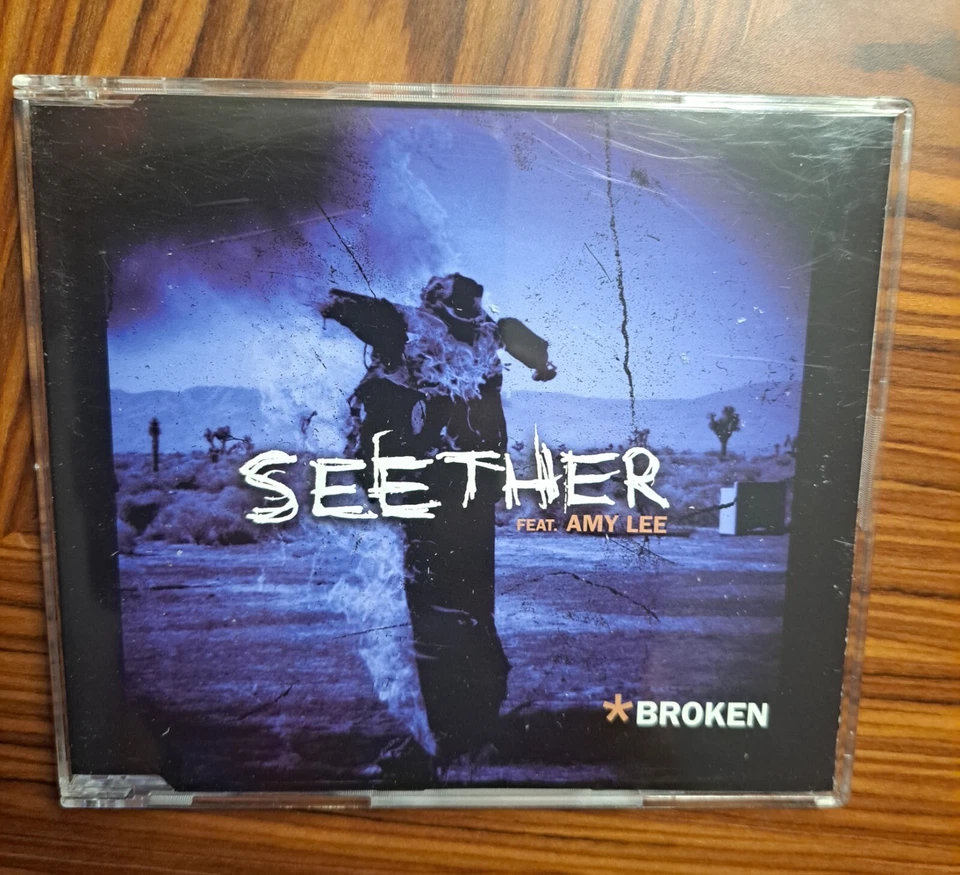 Seether Feat Amy Lee Broken CD Single 5 Track Includes Video Australian Pressing - Image 1 of 4