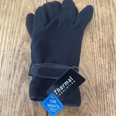 1 par de guantes de lana de invierno para hombre con aislamiento térmico de trabajo, guantes de conducción Foto 1 de 4