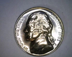 1961 jefferson nickel proof (5-405 1m3) - Picture 1 of 2