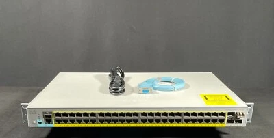 Cisco Catalyst WS-C2960L-48TS-LL 48 Port Gigabit SFP Switch - Same Day Shipping - Image 1 of 4