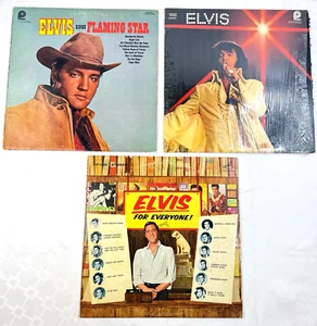 Elvis Presley Vinyl Lot FOR EVERYONE RCA Youll Never Walk Alone FLAMING STAR - Picture 1 of 11