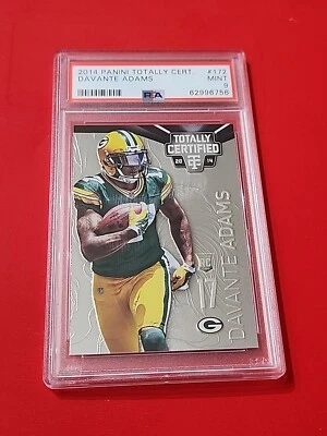DAVANTE ADAMS 2014 PANINI TOTALLY CERTIFIED ROOKIE #172 PSA 9 ,GREEN BAY PACKERS - Image 1 of 4